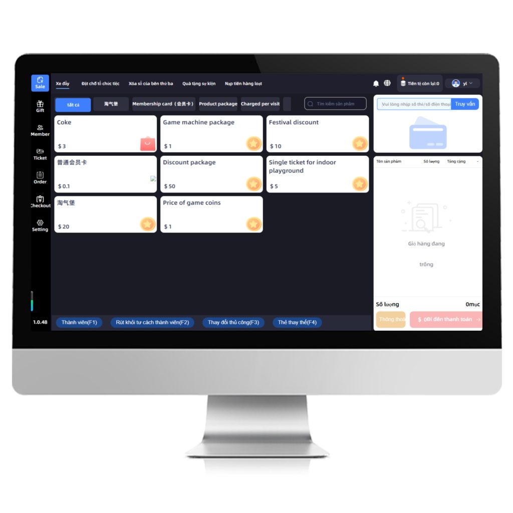 Front-end Cashier System (Vietnamese)